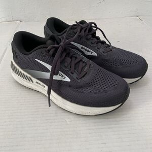 Brooks Ariel GTS 24 Women's 8 Running Shoes Sneakers Black White Guiderails